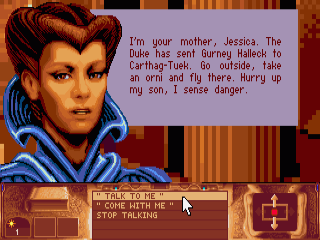Dune screenshot 2 for Amiga